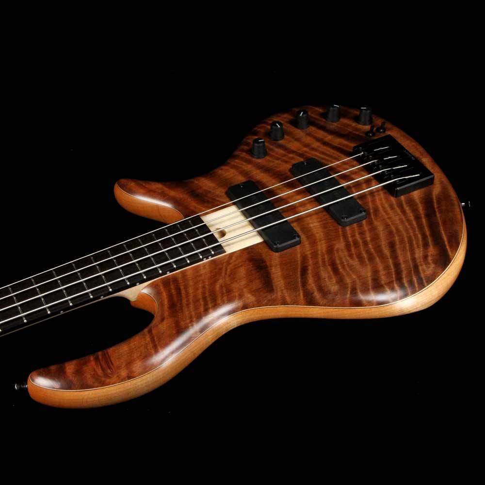 Elrick eVolution Gold Series 4-String Bass Flame Redwood Top - Natural