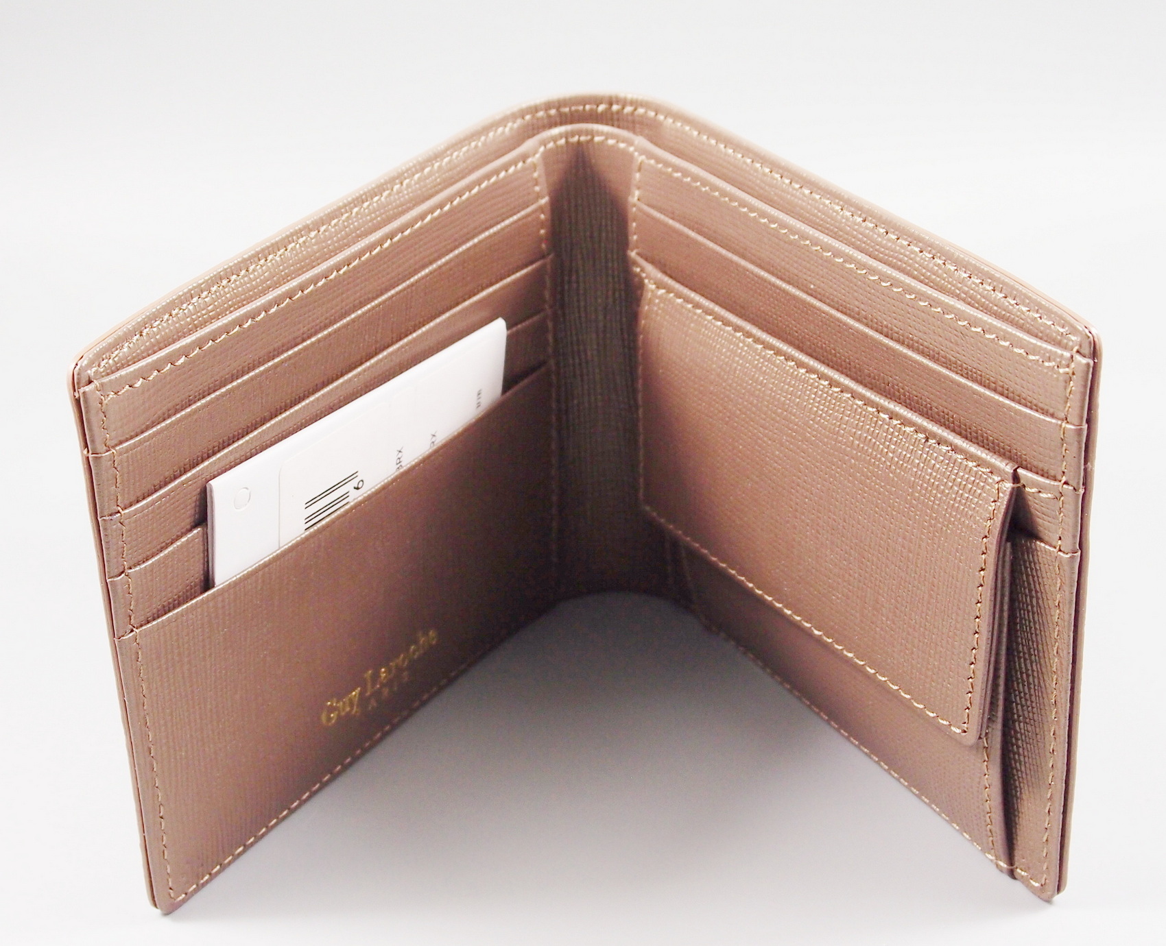 กระเป๋าสตางค์ Guy Laroche กาแฟเมทาลิก ใหม่ แท้