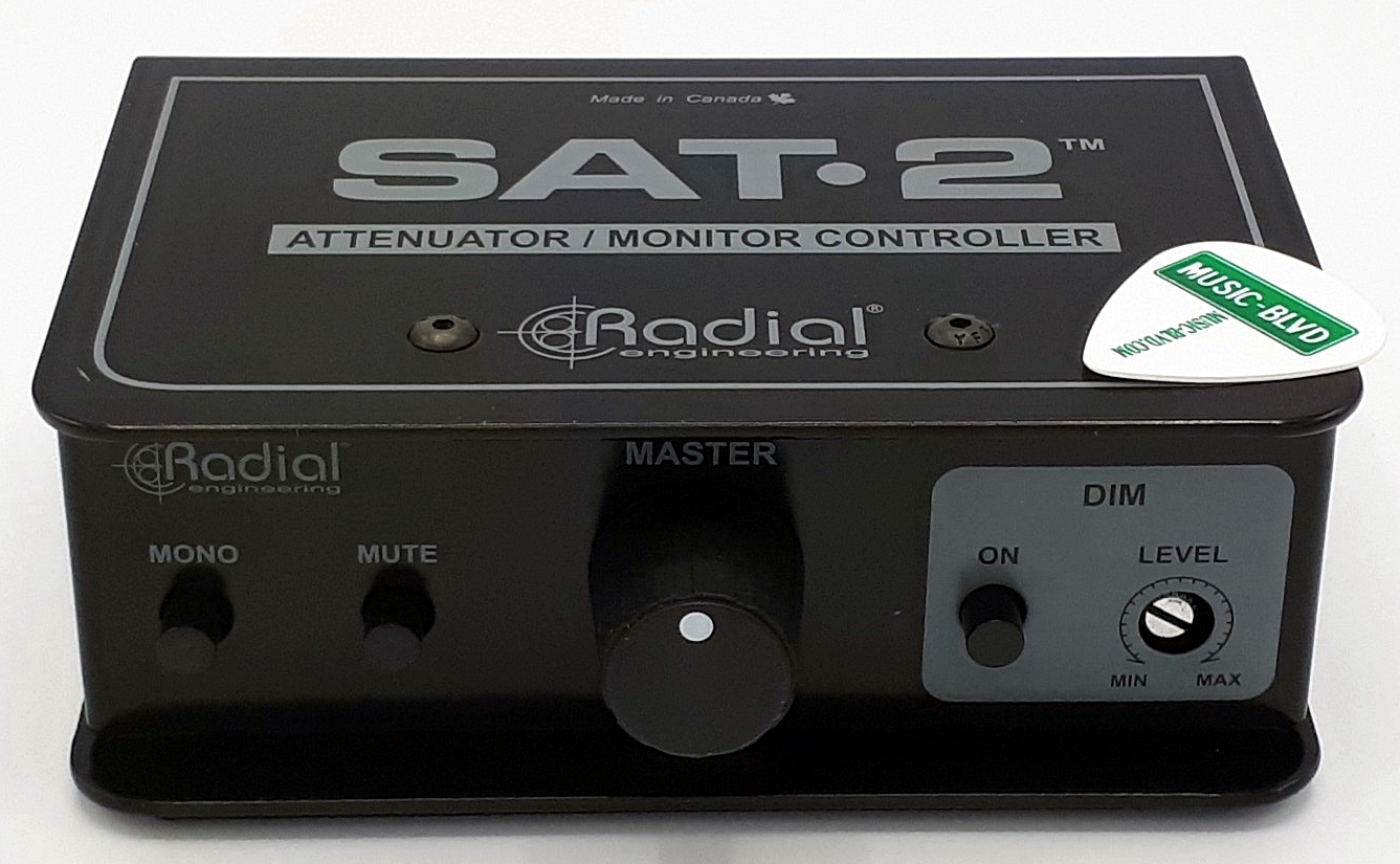 Radial Engineering SAT-2 Stereo Monitor Controller and Audio Attenuator