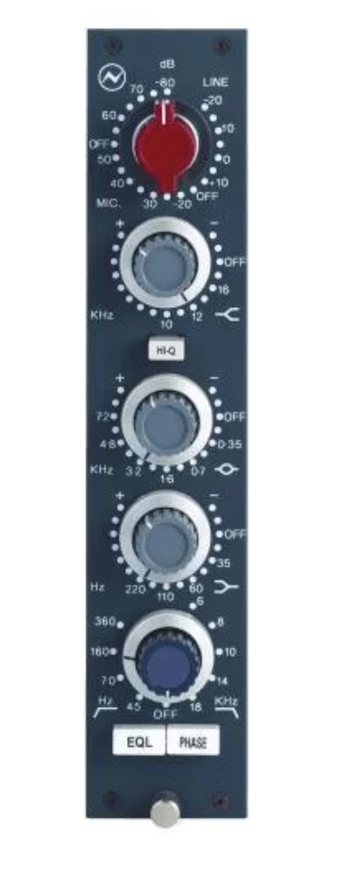 Neve 1084 Classic 80-series Microphone Preamp & EQ (vertical)