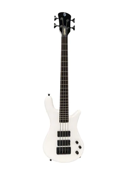 Spector Euro 4 Classic Series Solid Body Electric Bass Guitar Rosewood/Solid White Gloss - EURO4WHCL