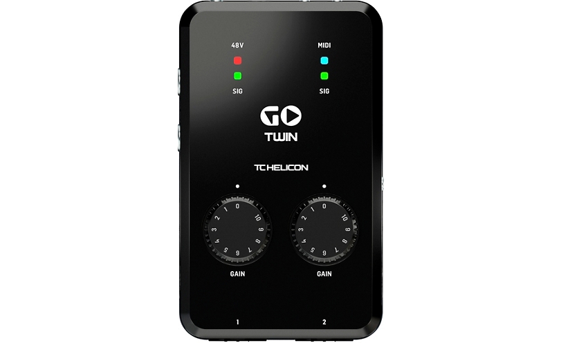 TC-Helicon GO TWIN 2-channel Audio/MIDI Interface for Mobile Devices