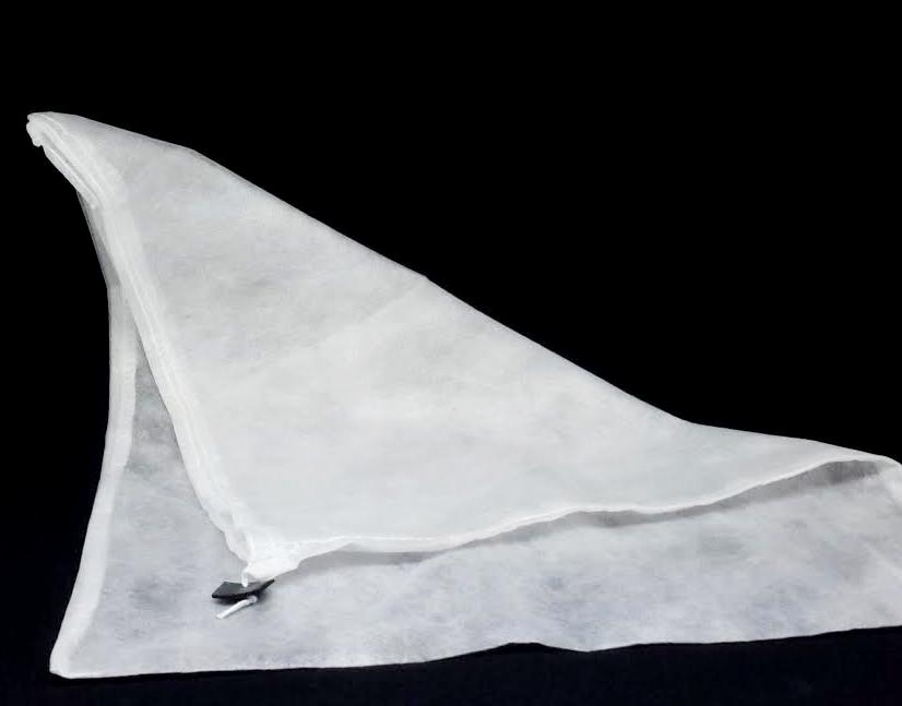 ถุงผ้าสำหรับห่อผลไม้ป้องกันแมลง 12x14 นิ้ว หนา 20 แกรม 10 ใบ