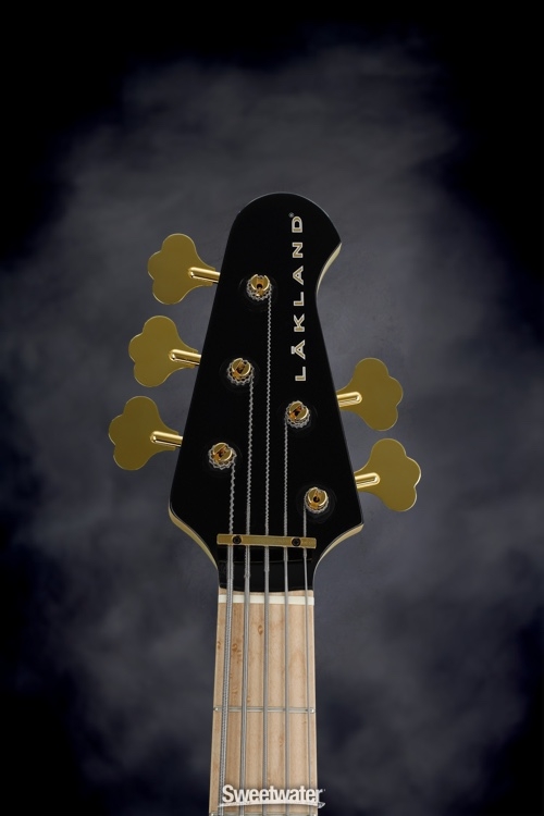 Lakland 55-94 Deluxe, Exotic Top - Curly Redwood with Maple fingerboard