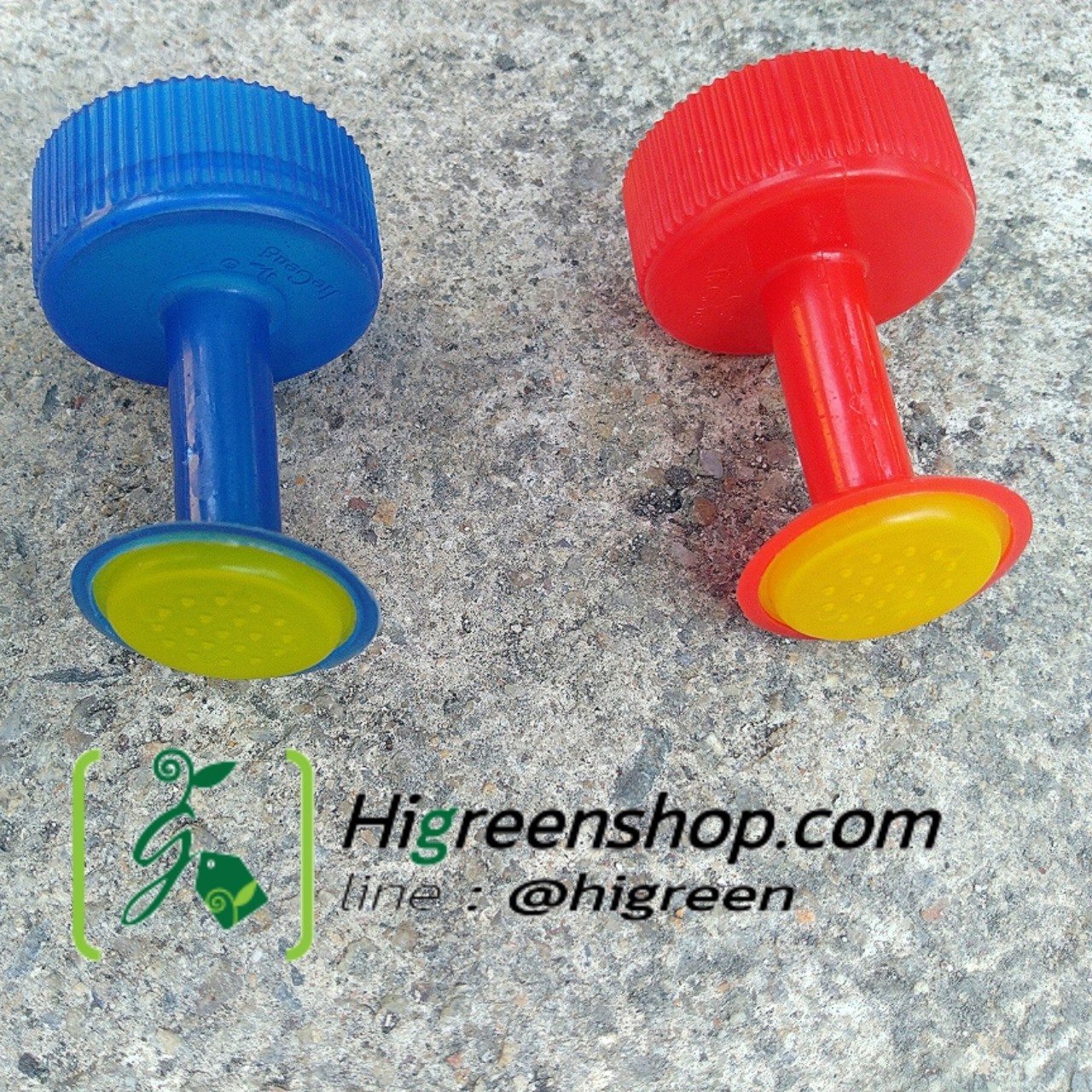 ฝักบัวรดน้ำ ใส่กับขวดน้ำอัดลม น้ำดื่มที่มีเกลียวสูง 5 ตัว/แพ็ค