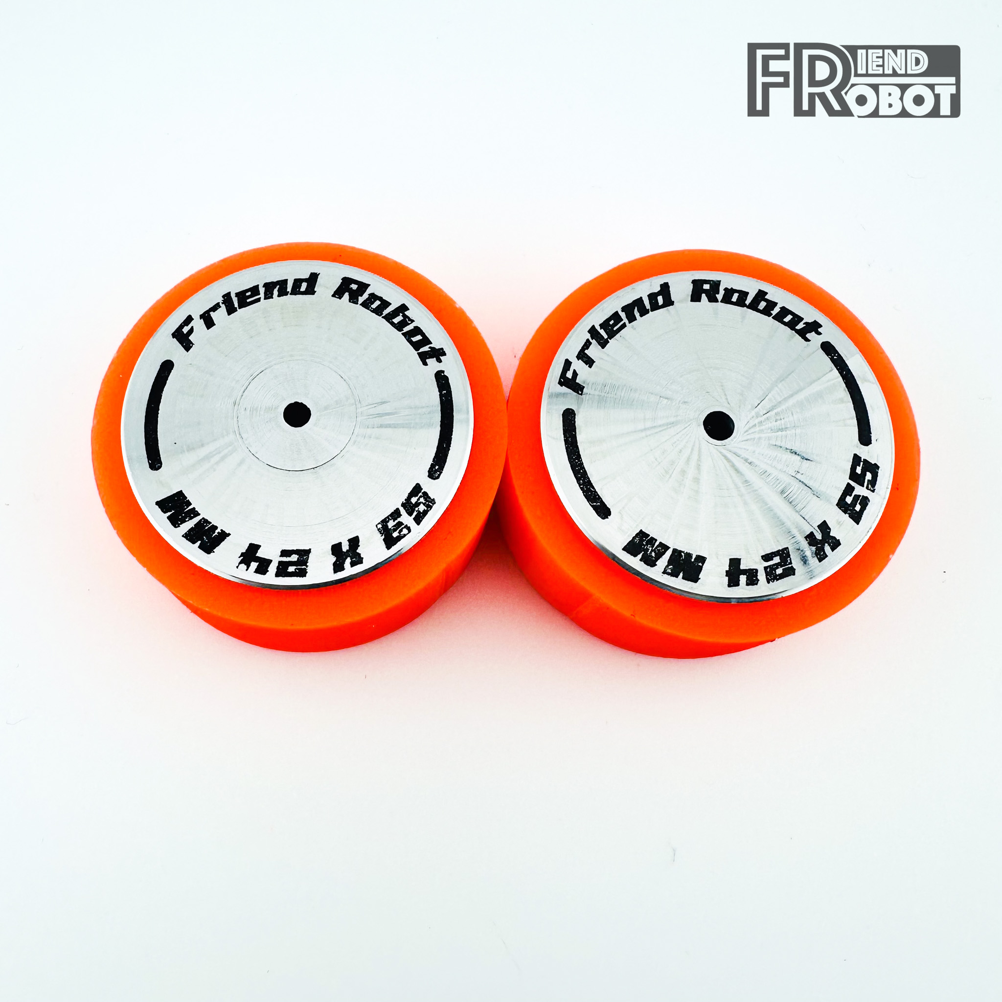 ล้อยางอะลูมิเนียม Friend Robot ขนาด 53 x 24mm