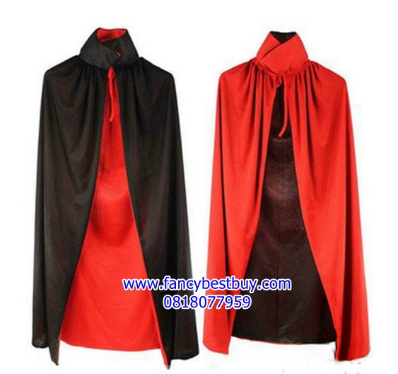 ผ้าคลุมโจรสลัด หรือผ้าคลุมแฟนซี ใช้ได้ 2 หน้า สีแดงและสีดำ เนื้อผ้านิ่ม ใส่ได้ทั้งผู้ชายและผู้หญิง