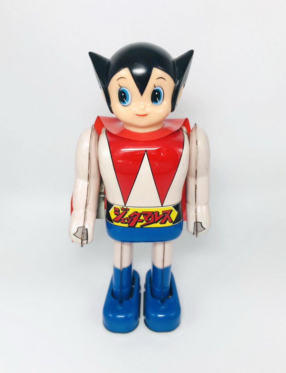 70s Popy Jetter Mars Vintage Wind up Tin Toy