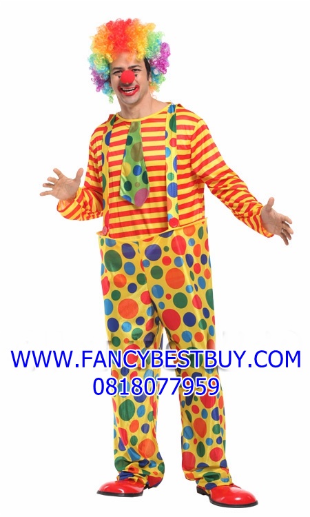 ชุดแฟนซีผู้ใหญ่ ชุดตัวตลก CLOWN Costume