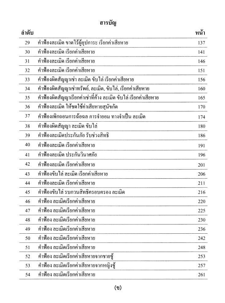 (e book) รวมคำฟ้องคดีแพ่ง เล่ม 3 ละเมิด