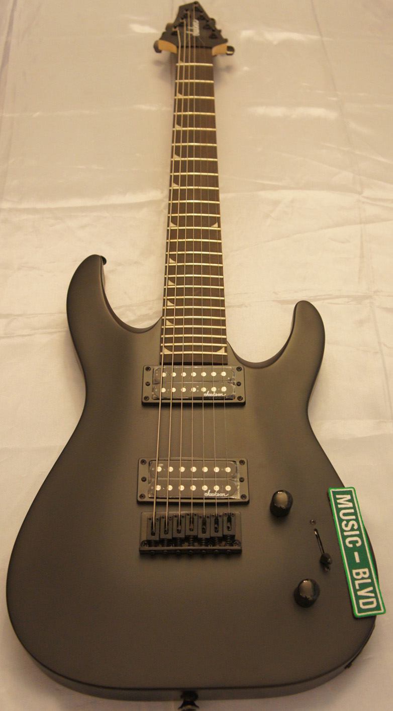 Jackson JS22-7 Dinky DKA 7-String Electric Guitar Satin Black