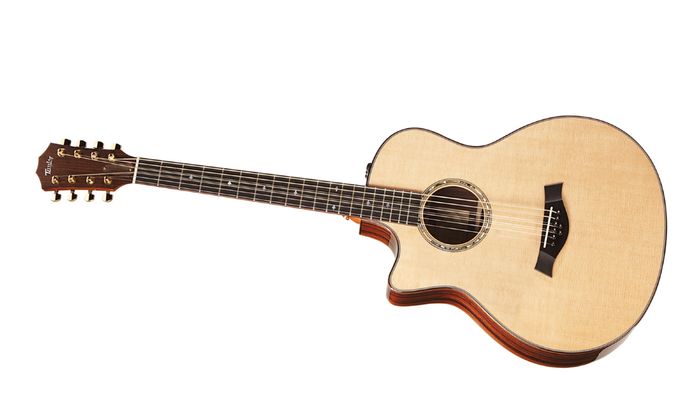 Taylor BAR-8-L Baritone Rosewood/Spruce 8-String Left-Handed Acoustic-Electric Guitar Natural