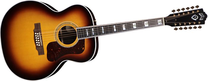 Guild F-512 Acoustic-Electric Guitar with DTAR Multi-Source Pickup System