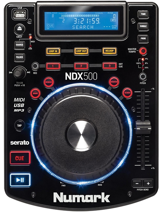 Numark NDX500 USB/CD Media Player and Software Controller