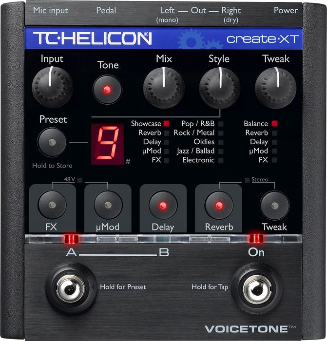 TC Helicon VoiceTone Create XT with MP-75 Mic