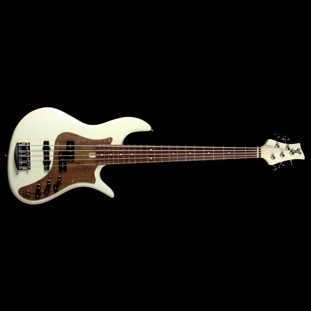 F Bass VF Series P/J Bass 5-String - Gloss Olympic White