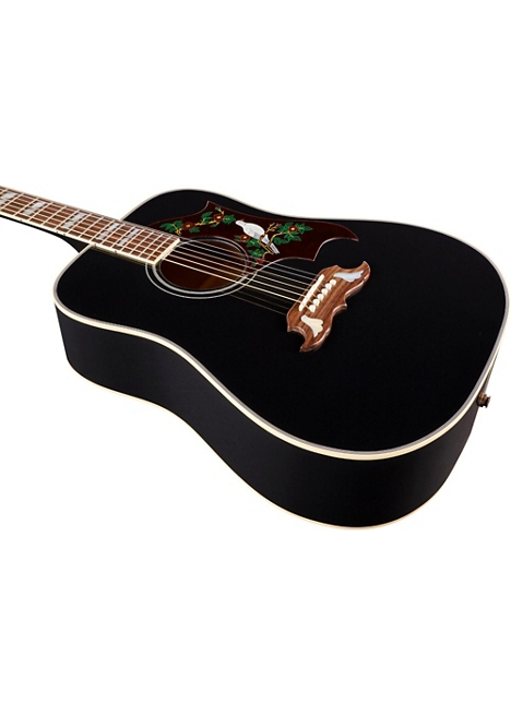 Gibson Limited Edition SSDOEBG17 Dove Special Acoustic-Electric Guitar - Ebony
