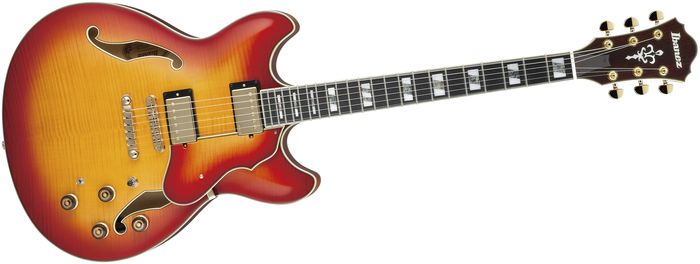 Ibanez AS153 Artstar Series Semi-Hollowbody Electric Guitar Tequila Sunrise