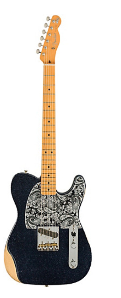 Fender Brad Paisley Esquire Electric Guitar Black Sparkle