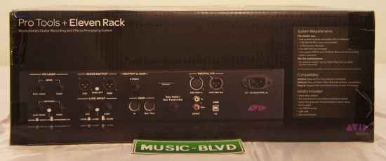Avid Eleven Rack Guitar Multi Effects Processor and Pro Tools