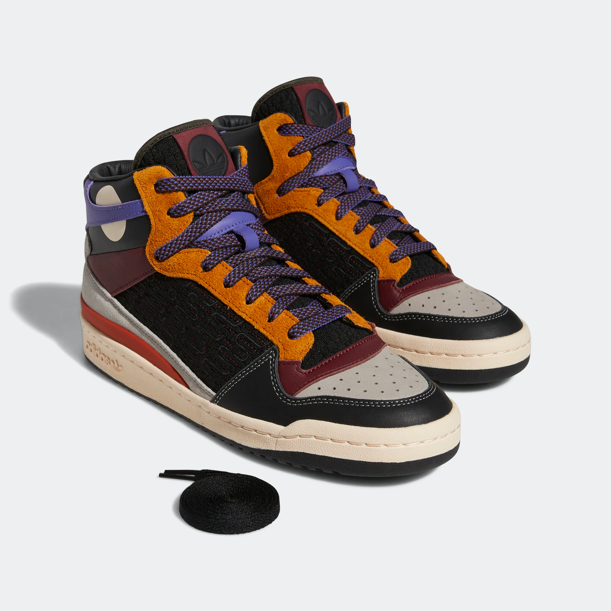Adidas Forum Mid "Core Black/Shadow Red"
