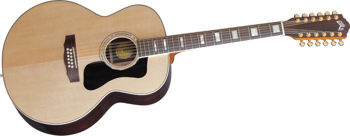 Guild GAD Series F-1512 12-String Jumbo Acoustic Guitar Natural
