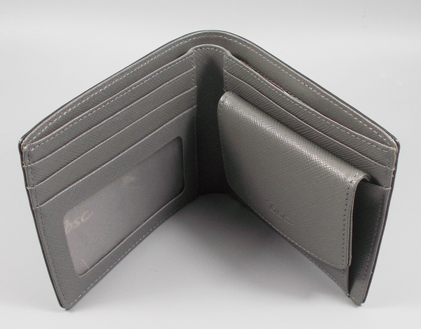 กระเป๋าสตางค์ bsc ดำ-เทา ใหม่ แท้