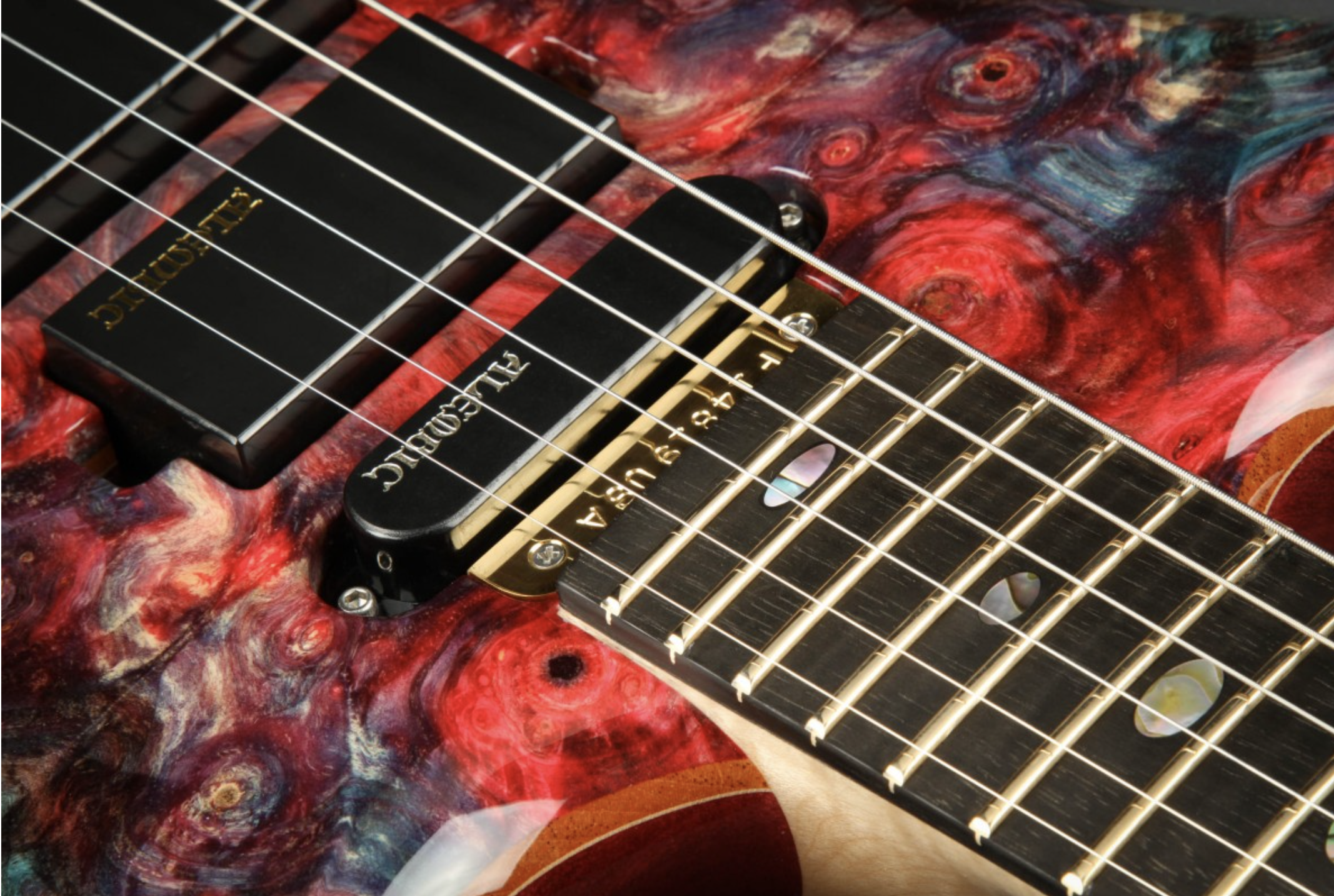 Alembic Further 6 Buckeye Burl - Resin Top