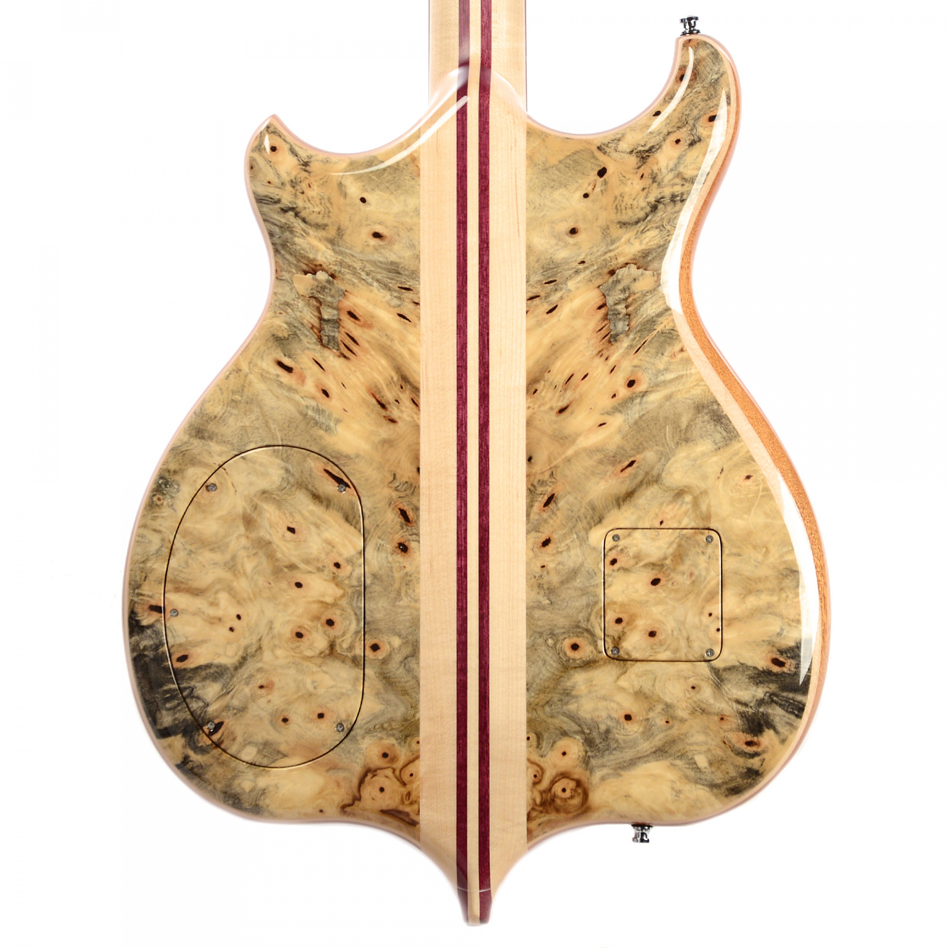 Alembic Mark King Deluxe 4 Buckeye Burl Top/Back Purpleheart Fingerboard No.MK14550