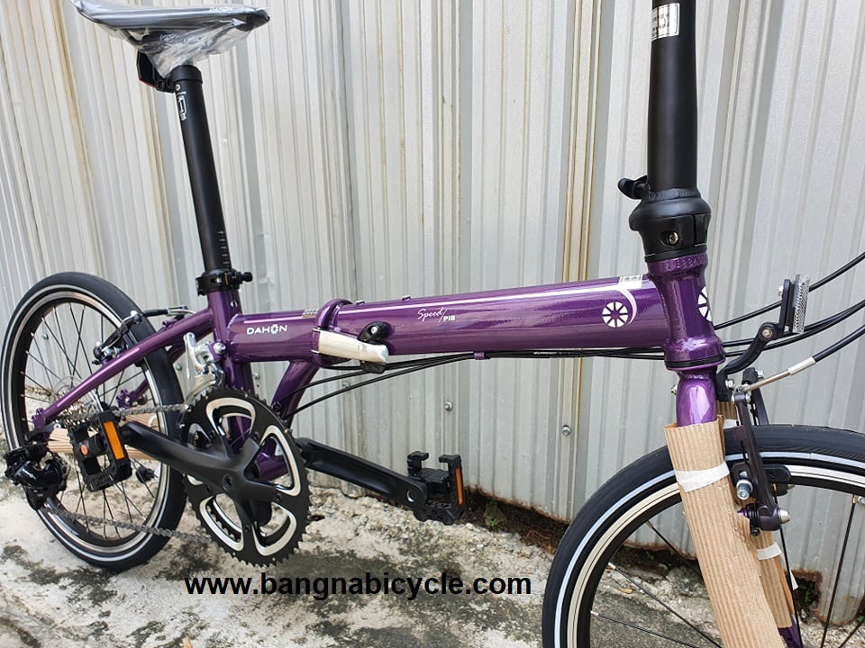 DAHON Speed P18 เฟรมโครโมลี่ แถมหลักอานสูบในตัว