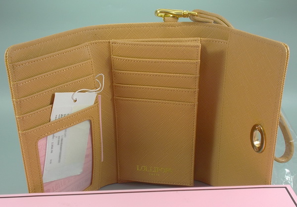 กระเป๋าสตางค์ LOLLIPOPS เบจ ใหม่ แท้