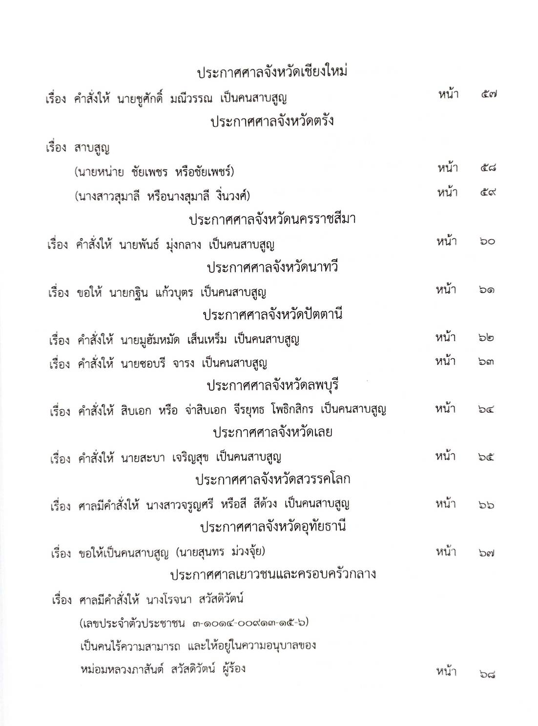 กฎหมายใหม่ 14/64 ประกาศกระทรวงการคลัง ฐานะการเงินฯ ประกาศกรมอุตสาหกรรมฯ บัตรสิ้นอายุ ฯลฯ