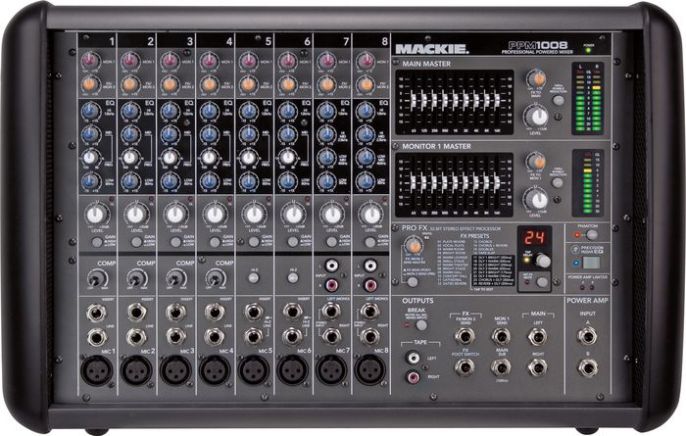 Mackie PPM1008 8-Channel 1600-Watt Powered Mixer