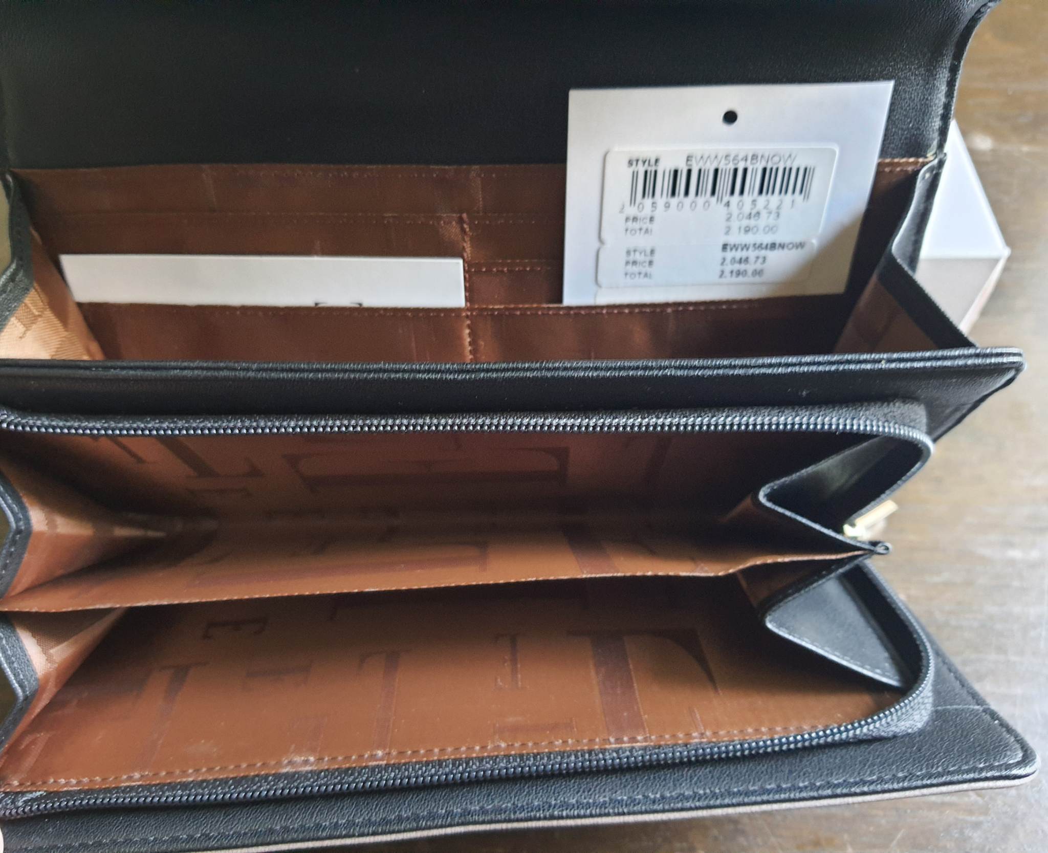 กระเป๋าสตางค์ ELLE เทาเข้ม-ดำ ใหม่ แท้