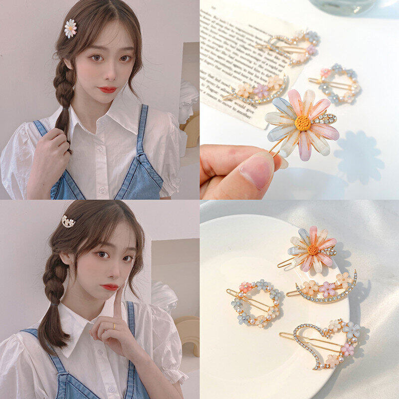 MYPINK 💕 กิ๊บติดผม ดอกไม้ สีหวาน เครื่องประดับผม