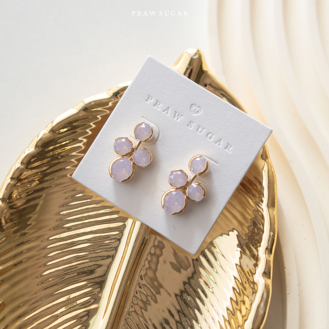 Swarovski Chandelier Earrings - ต่างหูคริสตัลทรงระย้า