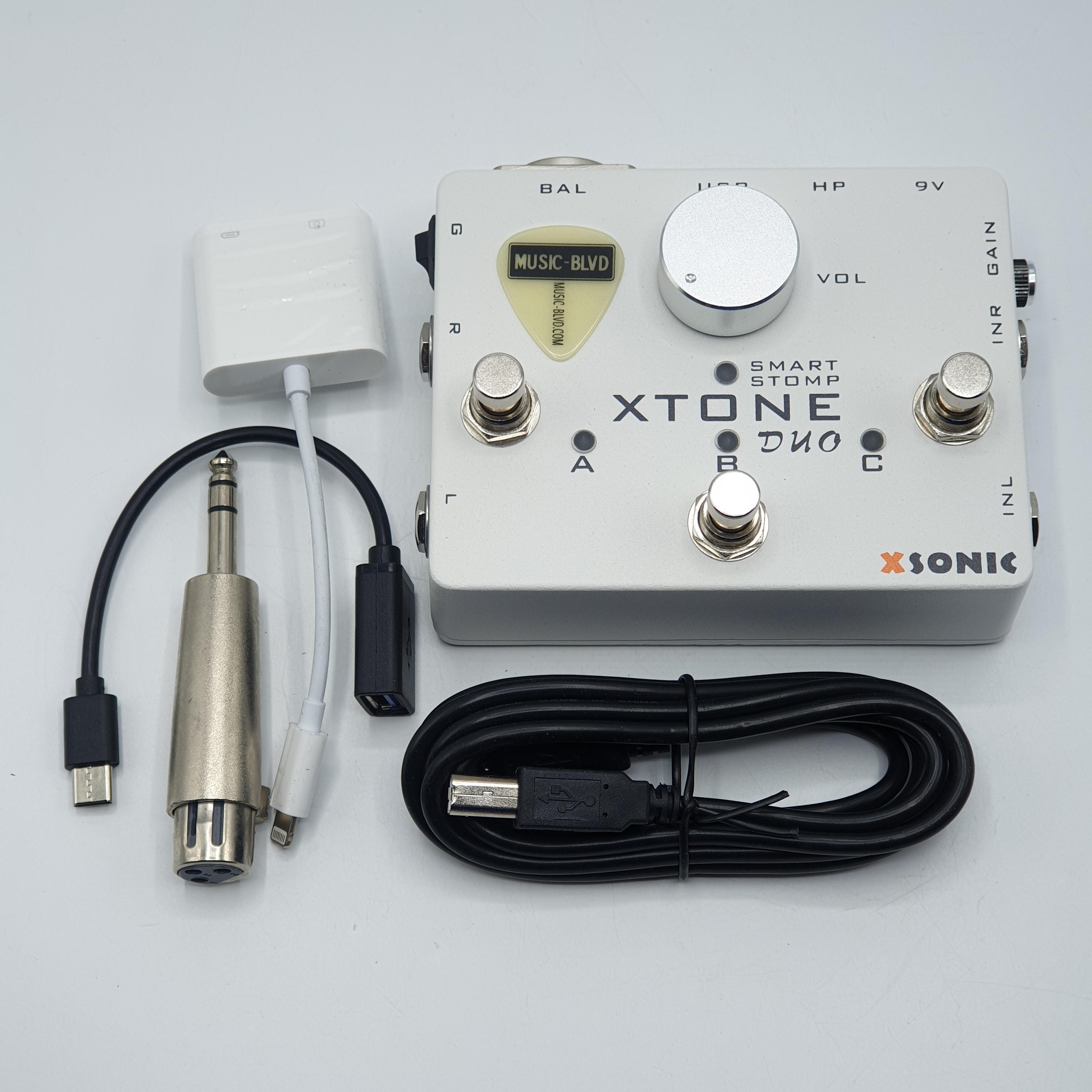 Xsonic Xtone Duo High Performance Mobile/DAW Guitar Interface w/Mic Input