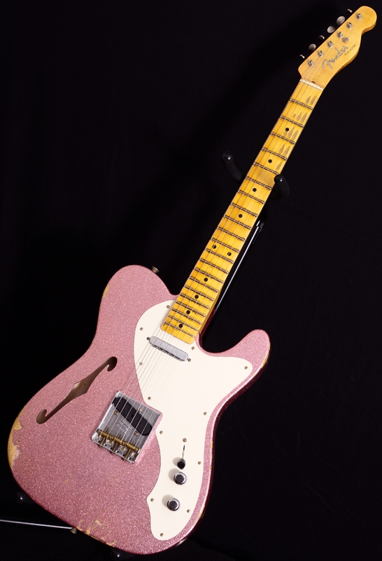 Fender Custom Shop 50s Relic Thinline Telecaster - Champagne Sparkle