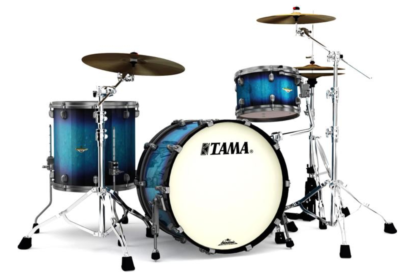 Tama Starclassic Maple MR32CZUS 3-piece Shell Pack with Smoked Black Nickel Hardware