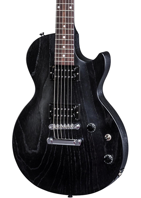 Gibson 2017 Les Paul Custom Studio Electric Guitar - Worn Ebony