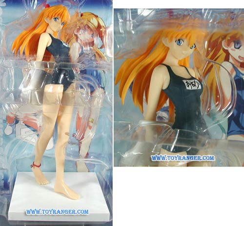 Neon Genesis Evangelion EX School Swimsuit Figure Part.1 Asuka LOT JP (แท้)