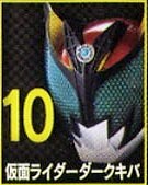 หัวมด Rider Best Selection Taiketsu Arc: Kamen Rider Dark Kiva (แท้)
