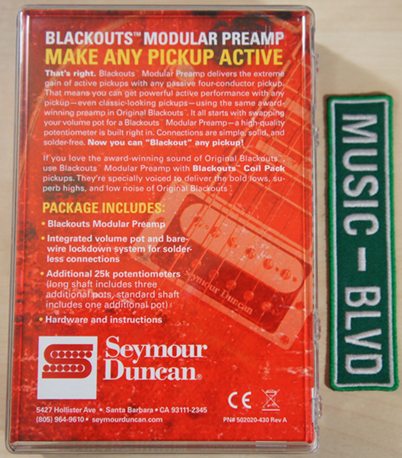 Seymour Duncan Blackouts Modular Preamp