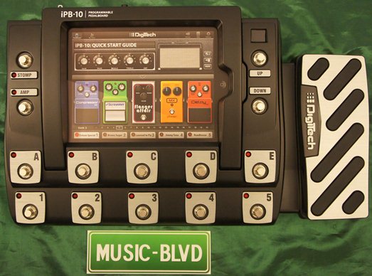 DigiTech iPB-10 Programmable Guitar Multi Effects Pedalboard with iPad Integration