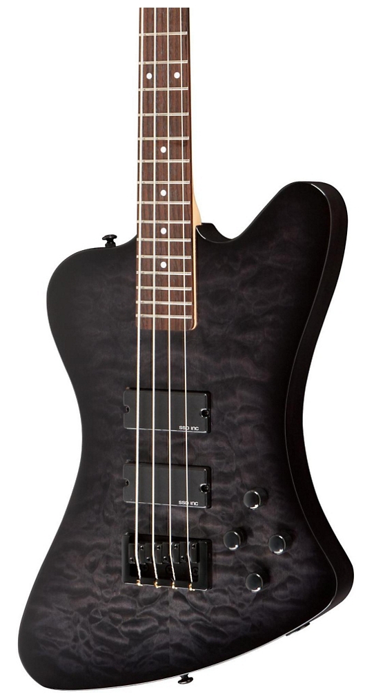 Spector Legend 4X Classic Electric Bass Guitar Satin Black