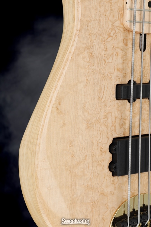 Lakland 55-94 Deluxe, Exotic Top - Birdseye Maple with Maple fingerboard