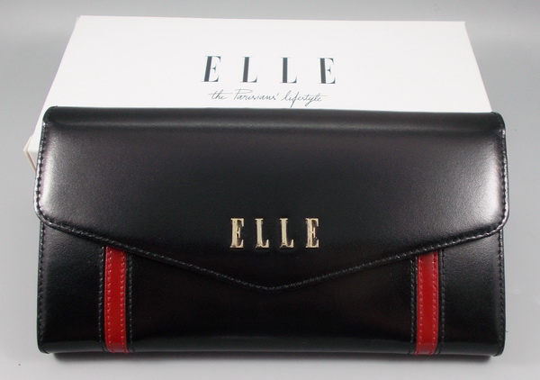 กระเป๋าสตางค์ ELLE ดำ ใหม่ แท้