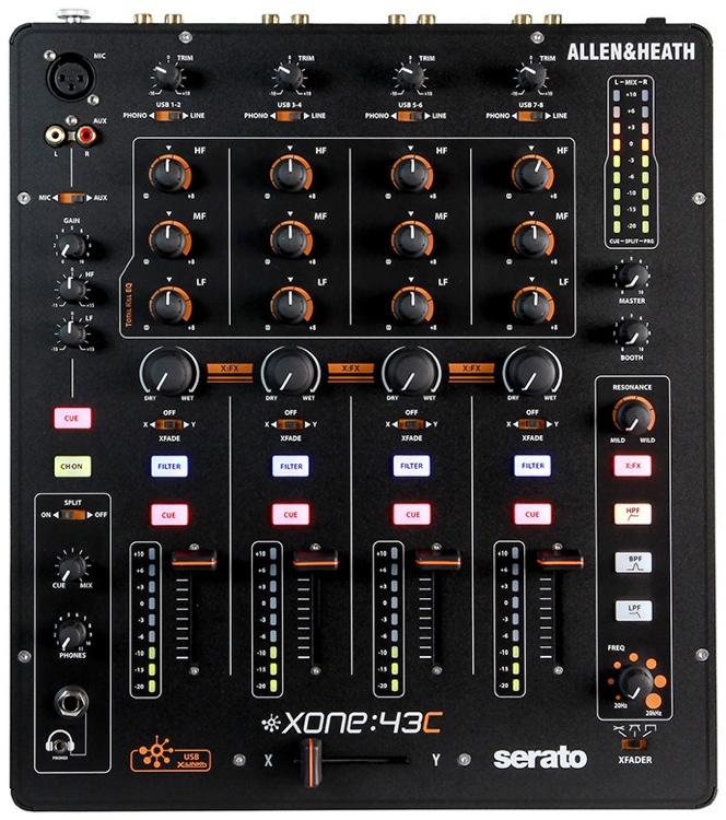 Allen & Heath Xone:43C DJ Mixer with Soundcard
