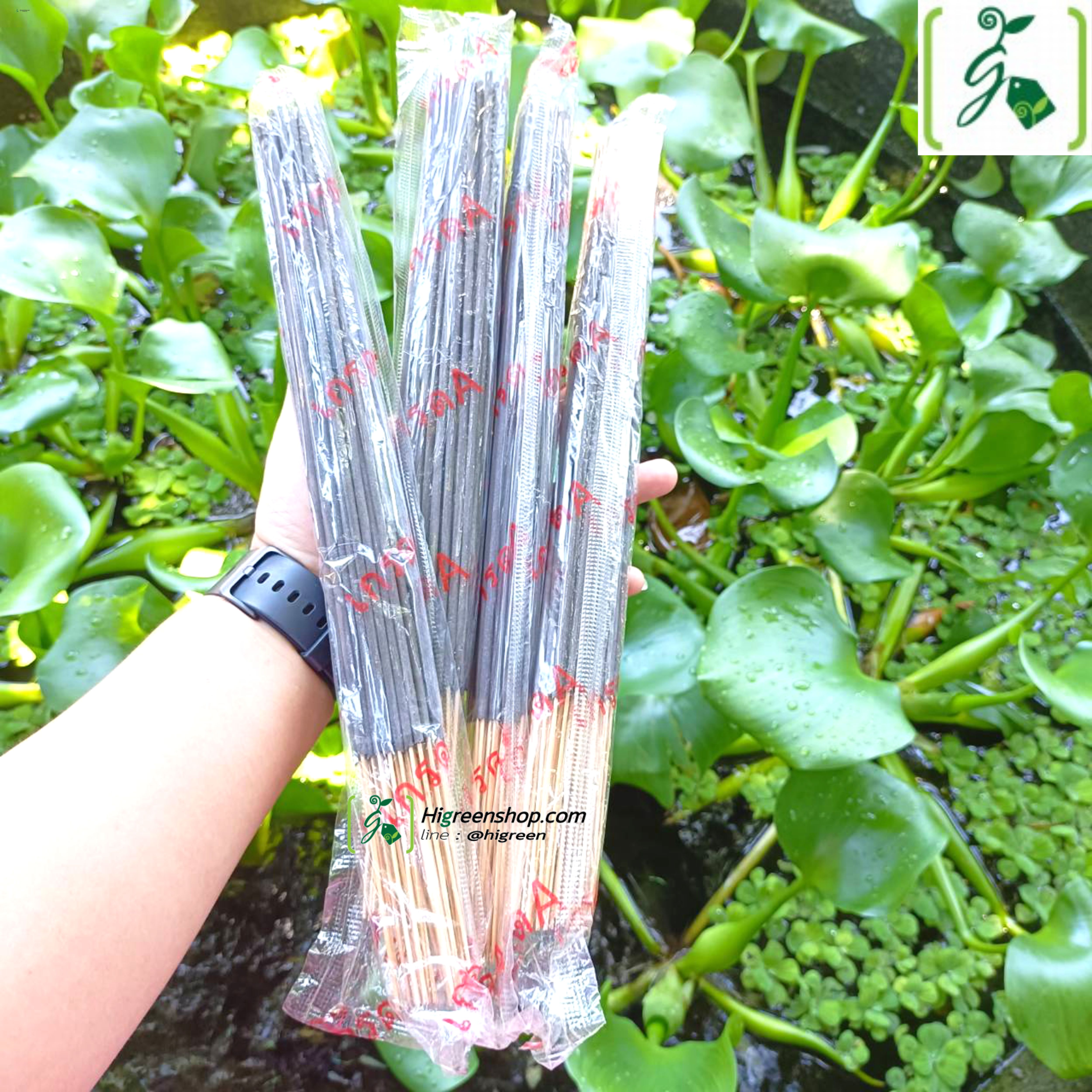 ธูปสมุนไพร ธูปหอมไล่ยุง สีดำจุดภายนอกบ้าน 1 ห่อ/ 30 ก้าน