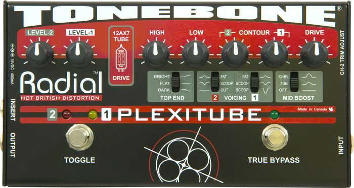 Radial Tonebone Plexitube Distortion Pedal